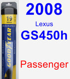 Passenger Wiper Blade for 2008 Lexus GS450h - Assurance