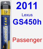 Passenger Wiper Blade for 2011 Lexus GS450h - Assurance