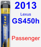 Passenger Wiper Blade for 2013 Lexus GS450h - Assurance