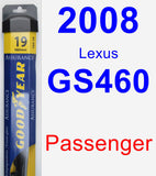 Passenger Wiper Blade for 2008 Lexus GS460 - Assurance