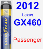 Passenger Wiper Blade for 2012 Lexus GX460 - Assurance