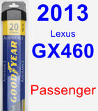 Passenger Wiper Blade for 2013 Lexus GX460 - Assurance