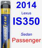 Passenger Wiper Blade for 2014 Lexus IS350 - Assurance