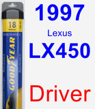 Driver Wiper Blade for 1997 Lexus LX450 - Assurance