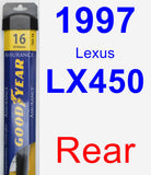 Rear Wiper Blade for 1997 Lexus LX450 - Assurance