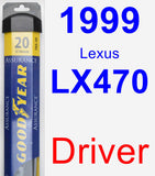 Driver Wiper Blade for 1999 Lexus LX470 - Assurance