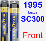 Front Wiper Blade Pack for 1995 Lexus SC300 - Assurance