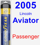 Passenger Wiper Blade for 2005 Lincoln Aviator - Assurance