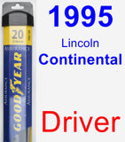 Driver Wiper Blade for 1995 Lincoln Continental - Assurance