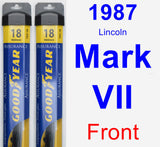 Front Wiper Blade Pack for 1987 Lincoln Mark VII - Assurance