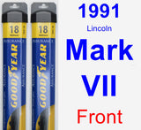 Front Wiper Blade Pack for 1991 Lincoln Mark VII - Assurance