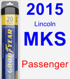 Passenger Wiper Blade for 2015 Lincoln MKS - Assurance