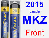 Front Wiper Blade Pack for 2015 Lincoln MKZ - Assurance