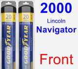 Front Wiper Blade Pack for 2000 Lincoln Navigator - Assurance