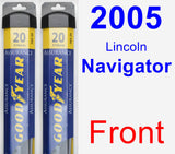 Front Wiper Blade Pack for 2005 Lincoln Navigator - Assurance