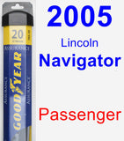 Passenger Wiper Blade for 2005 Lincoln Navigator - Assurance