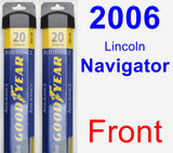 Front Wiper Blade Pack for 2006 Lincoln Navigator - Assurance