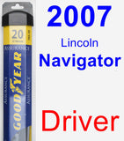 Driver Wiper Blade for 2007 Lincoln Navigator - Assurance