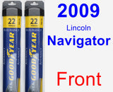 Front Wiper Blade Pack for 2009 Lincoln Navigator - Assurance