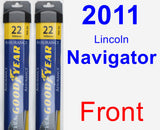 Front Wiper Blade Pack for 2011 Lincoln Navigator - Assurance