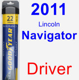 Driver Wiper Blade for 2011 Lincoln Navigator - Assurance