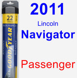 Passenger Wiper Blade for 2011 Lincoln Navigator - Assurance