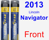 Front Wiper Blade Pack for 2013 Lincoln Navigator - Assurance