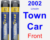 Front Wiper Blade Pack for 2002 Lincoln Town Car - Assurance