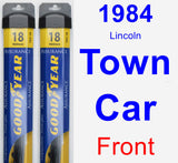 Front Wiper Blade Pack for 1984 Lincoln Town Car - Assurance