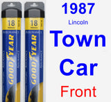 Front Wiper Blade Pack for 1987 Lincoln Town Car - Assurance