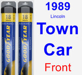 Front Wiper Blade Pack for 1989 Lincoln Town Car - Assurance