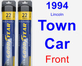 Front Wiper Blade Pack for 1994 Lincoln Town Car - Assurance