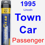 Passenger Wiper Blade for 1995 Lincoln Town Car - Assurance