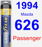 Passenger Wiper Blade for 1994 Mazda 626 - Assurance