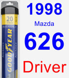 Driver Wiper Blade for 1998 Mazda 626 - Assurance