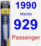 Passenger Wiper Blade for 1990 Mazda 929 - Assurance