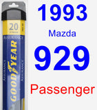 Passenger Wiper Blade for 1993 Mazda 929 - Assurance