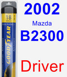 Driver Wiper Blade for 2002 Mazda B2300 - Assurance