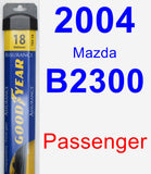 Passenger Wiper Blade for 2004 Mazda B2300 - Assurance