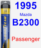 Passenger Wiper Blade for 1995 Mazda B2300 - Assurance