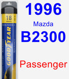 Passenger Wiper Blade for 1996 Mazda B2300 - Assurance