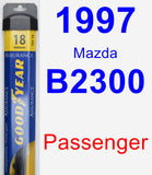 Passenger Wiper Blade for 1997 Mazda B2300 - Assurance