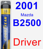 Driver Wiper Blade for 2001 Mazda B2500 - Assurance