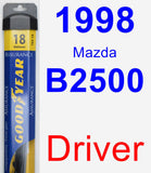 Driver Wiper Blade for 1998 Mazda B2500 - Assurance