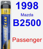 Passenger Wiper Blade for 1998 Mazda B2500 - Assurance