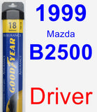 Driver Wiper Blade for 1999 Mazda B2500 - Assurance