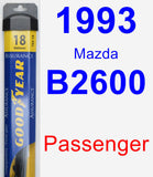 Passenger Wiper Blade for 1993 Mazda B2600 - Assurance