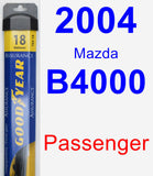 Passenger Wiper Blade for 2004 Mazda B4000 - Assurance