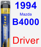 Driver Wiper Blade for 1994 Mazda B4000 - Assurance