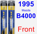 Front Wiper Blade Pack for 1995 Mazda B4000 - Assurance